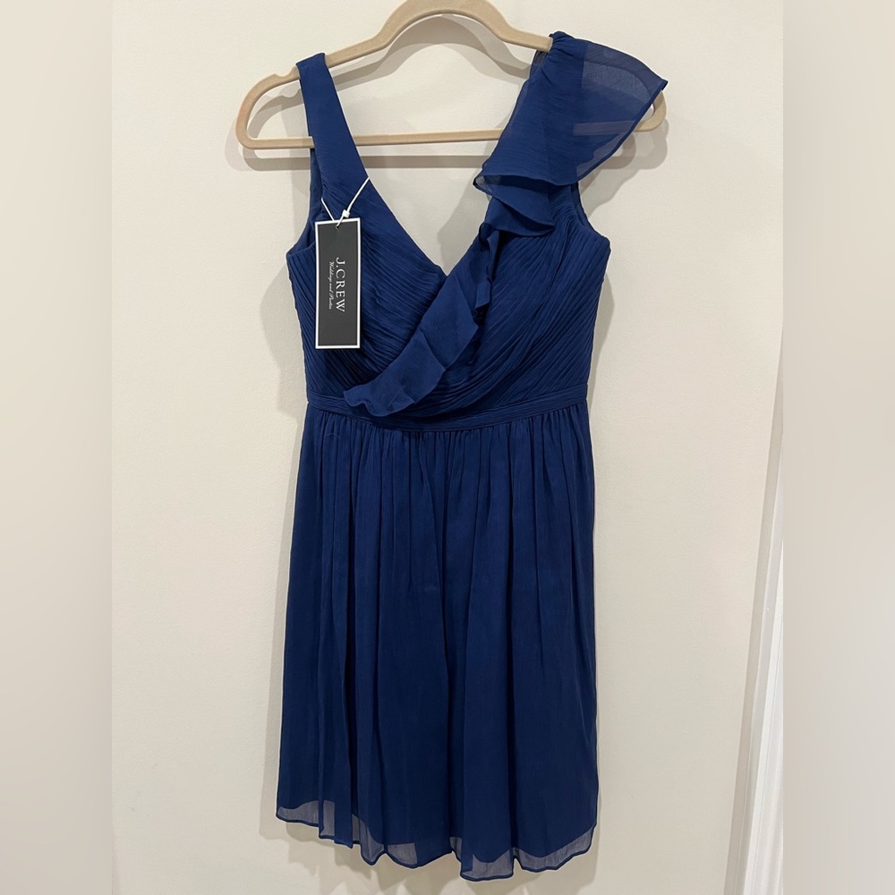 Brand New with Tags JCrew satin sleeveless dress.